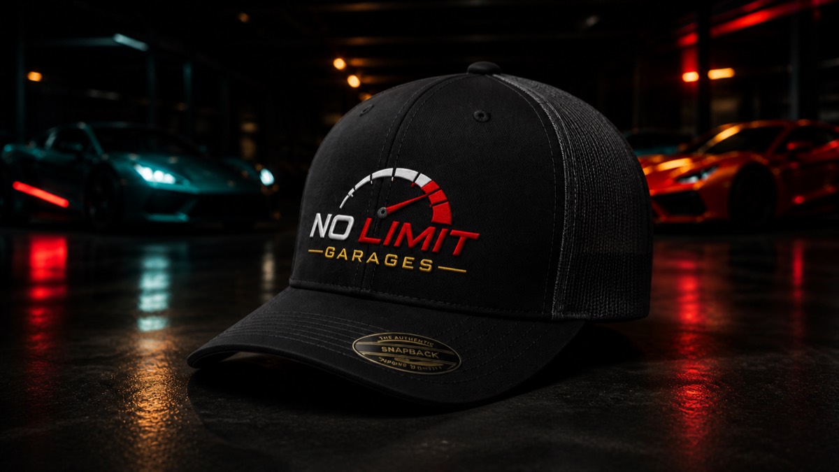No Limit Garages baseball hats